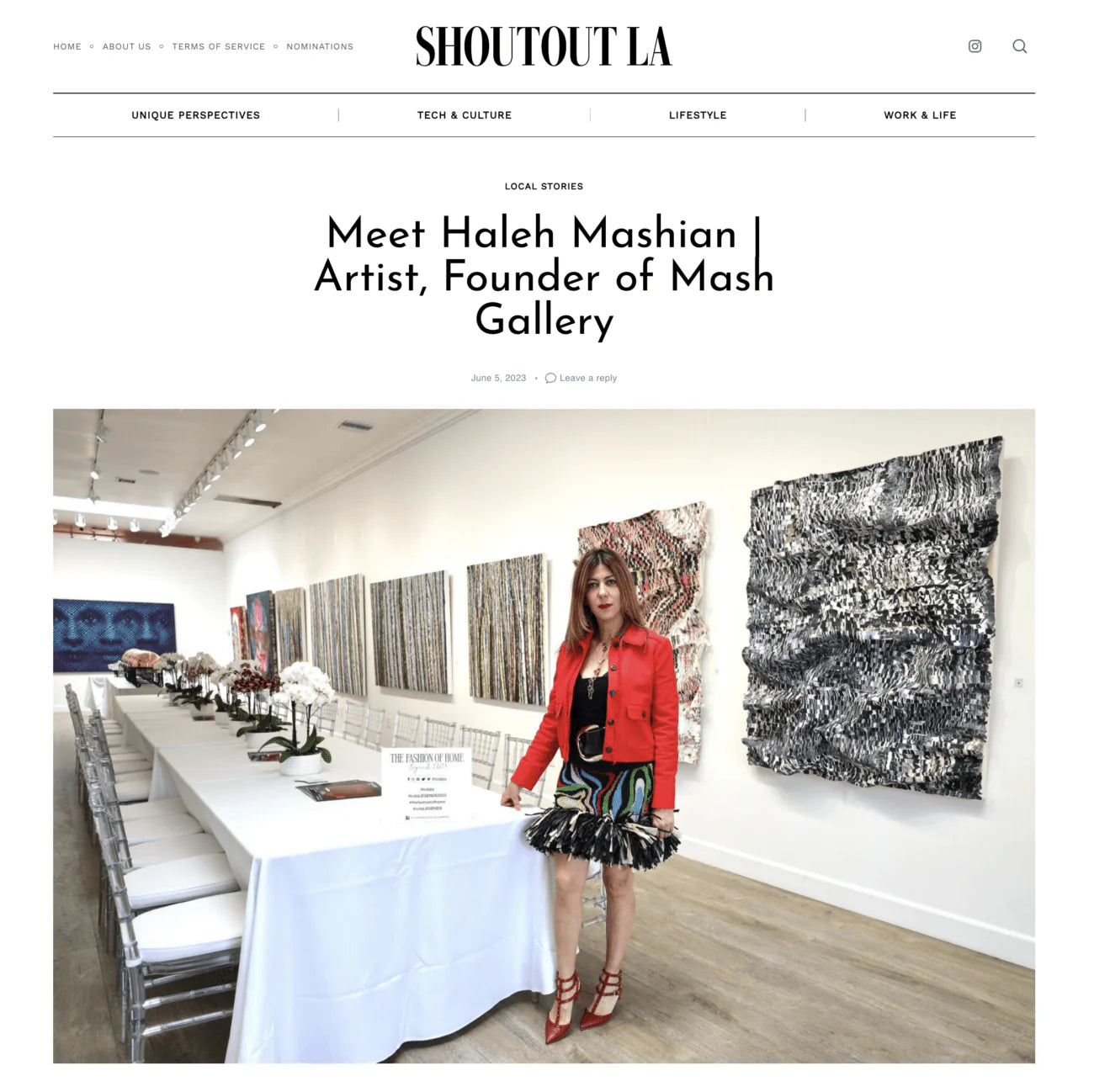 View Now: Haleh Mashian’s feature in Shoutout LA!