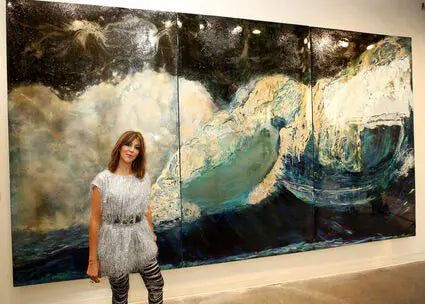 Abstract Artist Haleh Mashian Debuts ‘Sacred Waters’ Exhibit