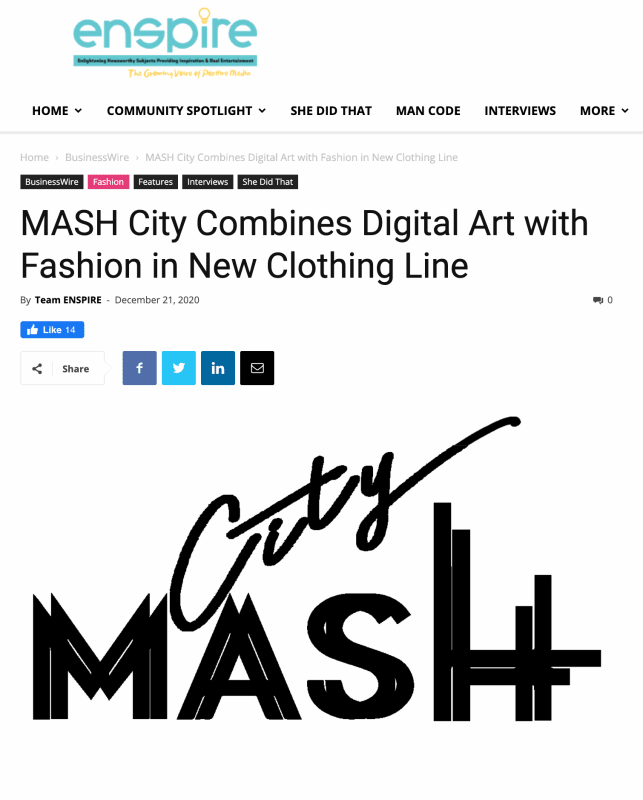 MASH City Feature in Enspire Magazine