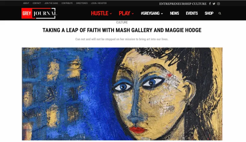Taking A Leap Of Faith With MASH Gallery and Maggi Hodge